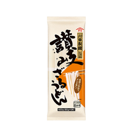 川田製麺 讃岐ざるうどん 400G