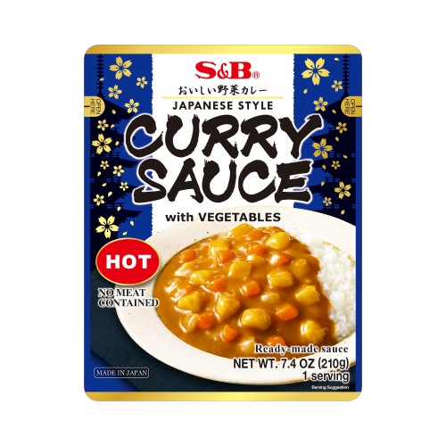 S&B - Sauce au curry avec légumes épicée 210g