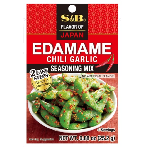 S&B - Mélange d'assaisonnement piment ail edamame 25,2g