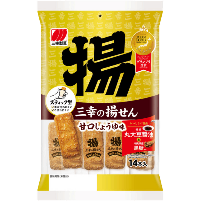 三幸 - 揚せん 甘口しょうゆ味 88.4g