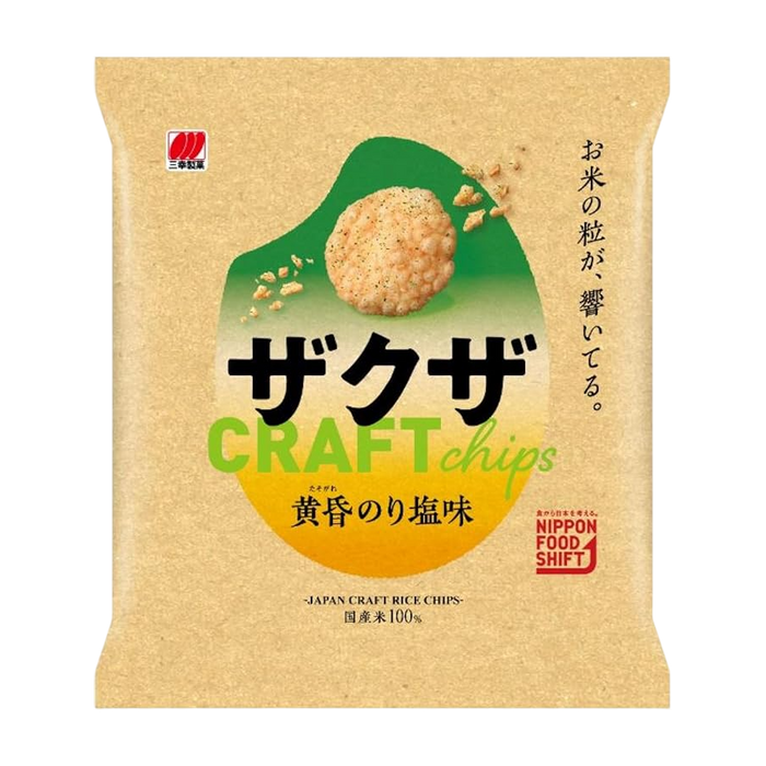 Sanko - Zakuza Chips Tasogare Saveur de sel et nori 66g