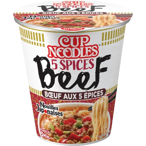 Nissin - Nouilles Ramen bœuf aux 5 épices 64g