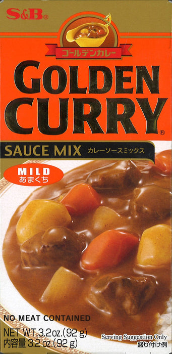 S&B - Golden Curry pimenté doux Amakuchi 92g