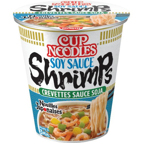 Nissin - Nouilles Ramen Crevettes Sauce Soja 63g