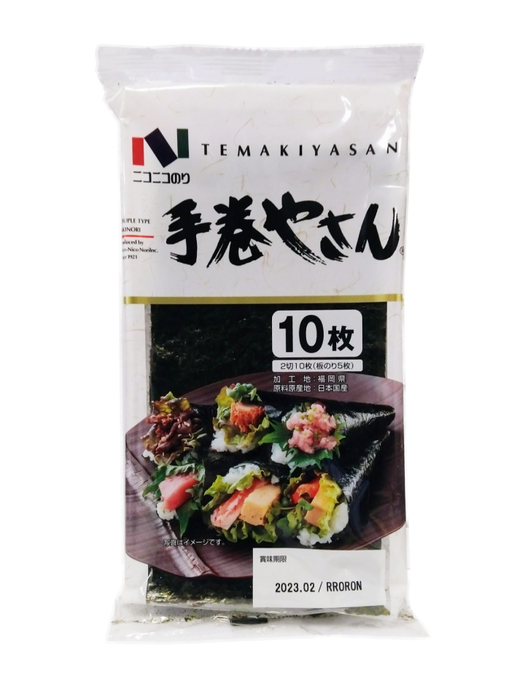 Nikoniko Nori - Feuilles d'algue pour Temaki 15g