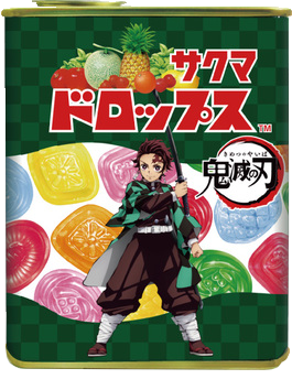 Sakuma Drops - Bonbon multifruits Demon Slayer Kimetsu no Yaiba 71g