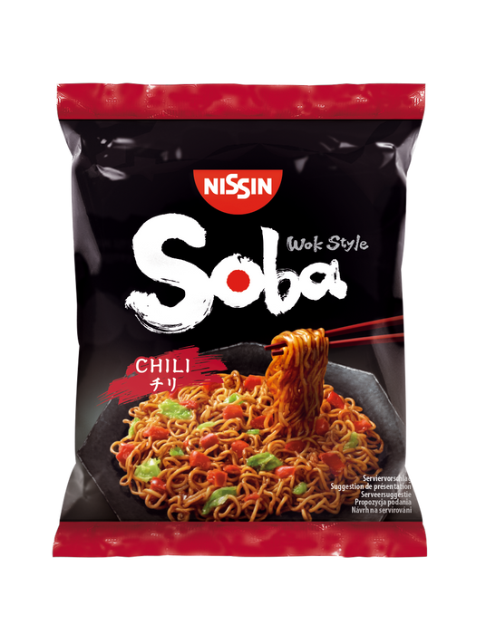 Nissin - Yakisoba Chili nouilles sautées instantanées en sachet 111g