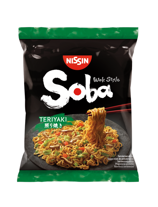 Nissin - Yakisoba Teriyaki nouilles sautées instantanées en sachet 110g