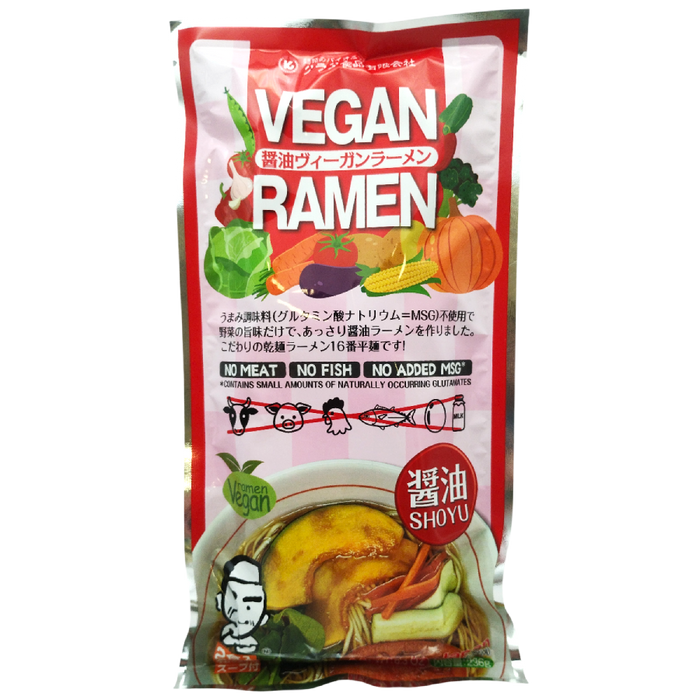 Kurata Shokuhin - Nouilles ramen végétal sauce soja 236g