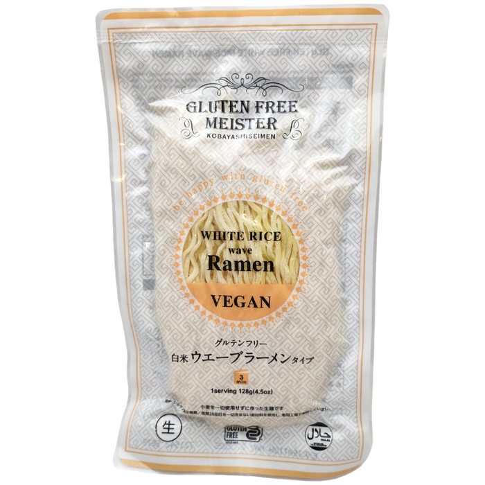 Kobayashi Seimen - Nouilles de riz Ramen ondulées sans gluten 128g
