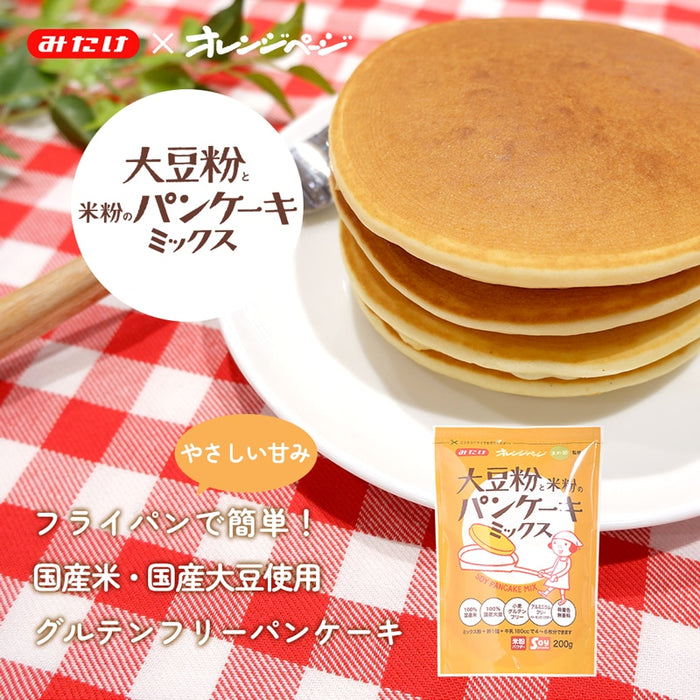 Mitake - Mélange pour pancakes à base de farine de soja et de riz 200g