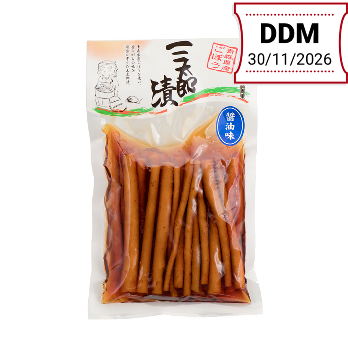 Kashiwazaki - Racine de bardane marinée à la sauce soja 150g DDM 30/11/2026