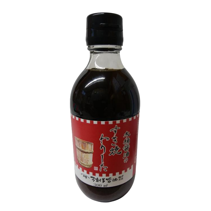 Yugeta shoyu - Sauce pour Sukiyaki à base de sauce soja en fût en bois 300ml