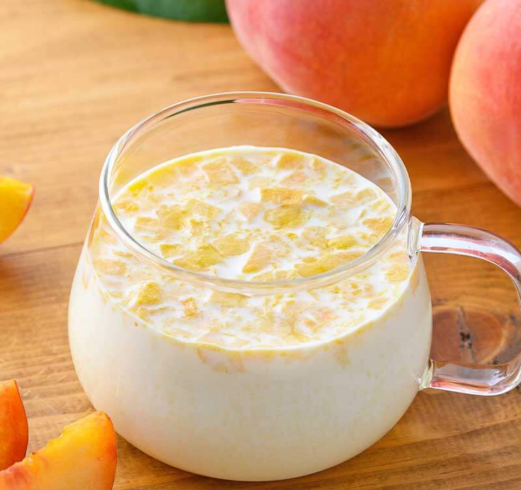 Azusac Foods - Préparation dessert avec morceaux de pêches 2x8g