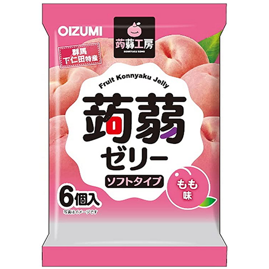 Konnyaku - Gelée au konjac pêche 102g