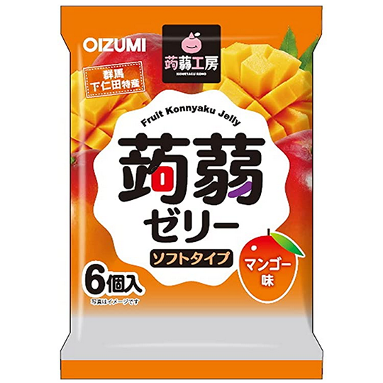 Konnyaku - Gelée au konjac mangue 102g