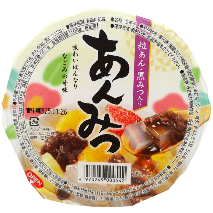 Okazaki Bussan - An-mitsu gelée et haricot rouge sucré 330 g