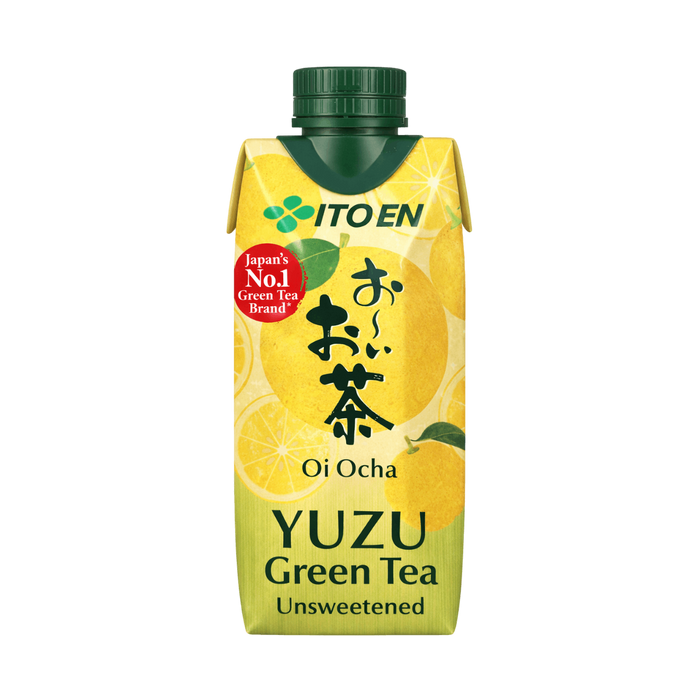 Ito En - Oi Ocha Thé vert matcha yuzu Non Sucré en Brique 330ml