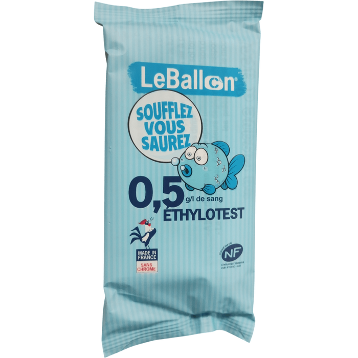 Contralco -  Etylotest à usage unique sans chromium