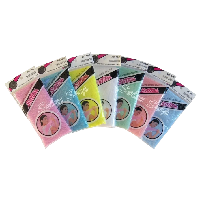 Salux - Serviette exfoliante en nylon