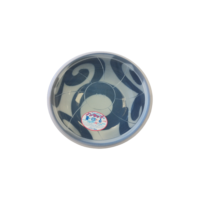 Bol en porcelaine aux contours de pinceau vague 16.5 cm x 7 cm