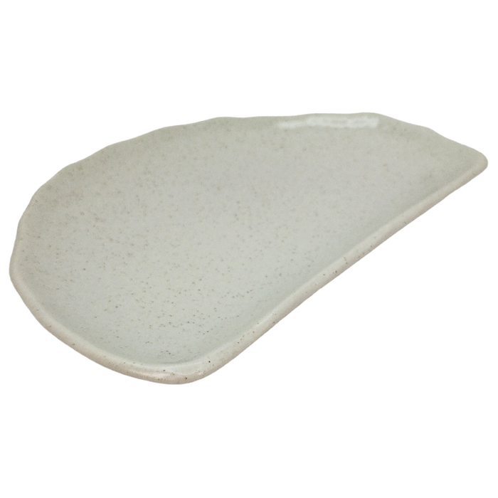 Assiette en porcelaine Demi-Lune 21 x 13 x 3 cm