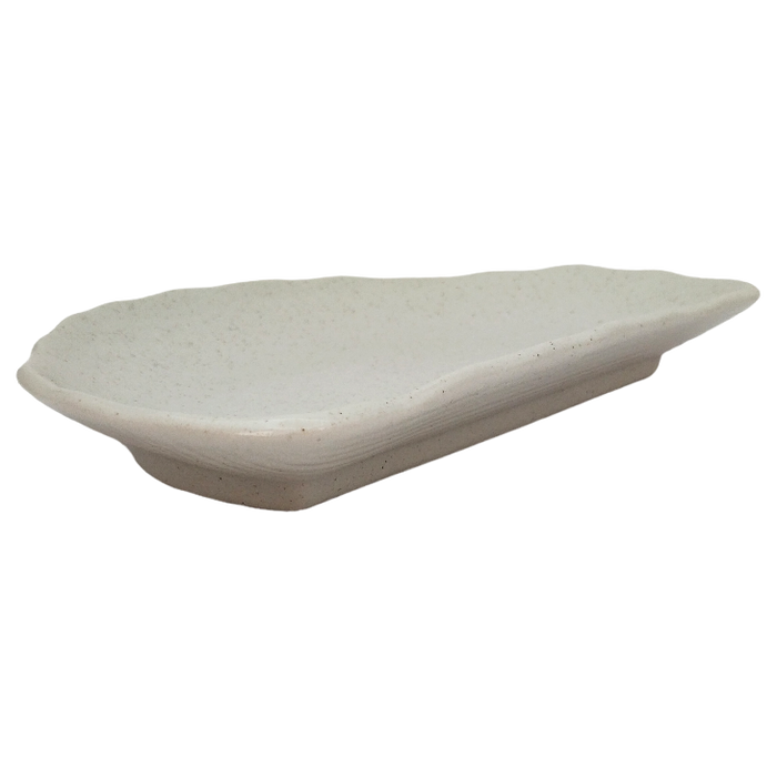 Assiette en porcelaine Demi-Lune 21 x 13 x 3 cm