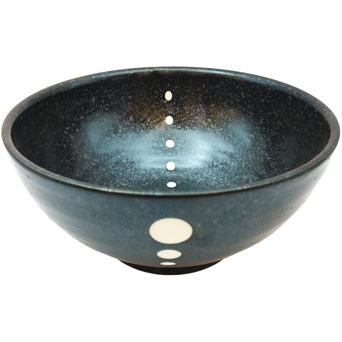 Bol en porcelaine Sanuki Donburi Kuro 17.7 x 8.8 cm