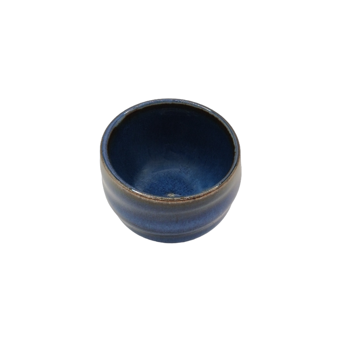 Verre à saké en Faïence bleu sablé 6CM x 4.5CM
