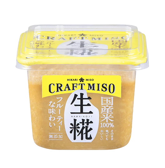 Hikari miso - Pâte de miso non pasteurisé malt brut 400g