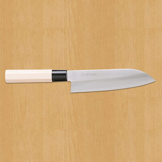 Couteau de cuisine Santoku en acier inoxydable 170mm